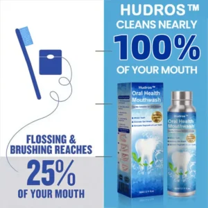 Hudros™ Oral Health Mouthwash - Gentle Solution for Oral Issues