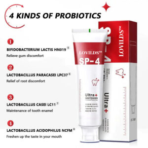 LOVILDS™ SP-4 Probiotic Whitening Toothpaste