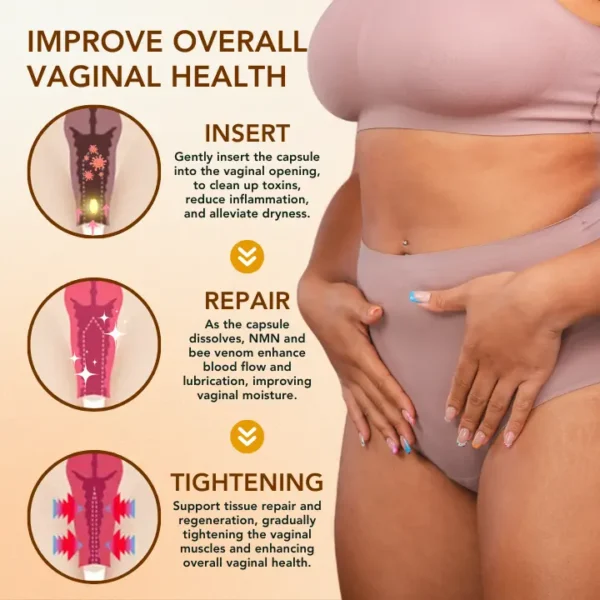 Oveallgo™ Bee Venom NMN Natural Repair Vaginal Capsules