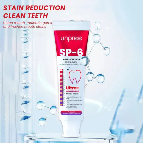 Unpree™ SP-6 Ultra+ Probiotic Whitening Toothpaste