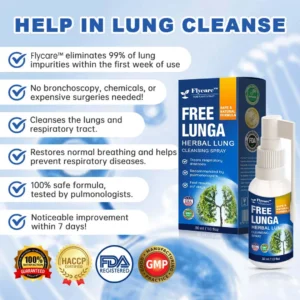 FLYCARE™ FreeLunga Herbal Lung Cleansing Spray