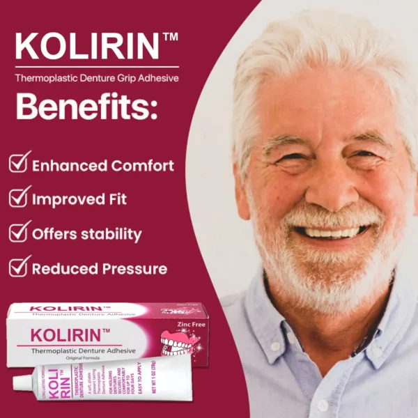 KOLIRIN™ Thermoplastic Denture Grip Adhesive