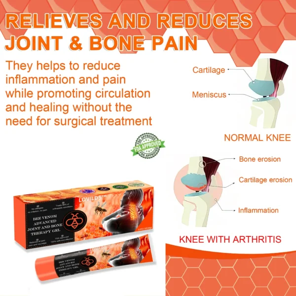 LOVILDS™ Bee Venom Advanced Joint And Bone Therapy Gel