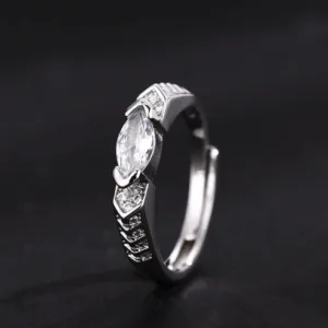 Moissanite Diamond Ring