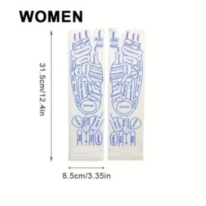 Reflexology Chart Socks with Trigger Point Massage Tool