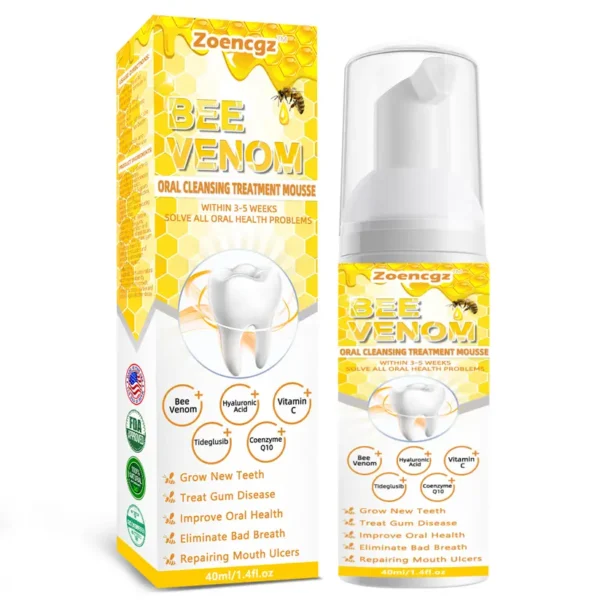 Zoencgz™ Bee Venom Oral Cleansing Treatment Mousse