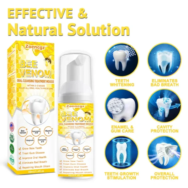 Zoencgz™ Bee Venom Oral Cleansing Treatment Mousse