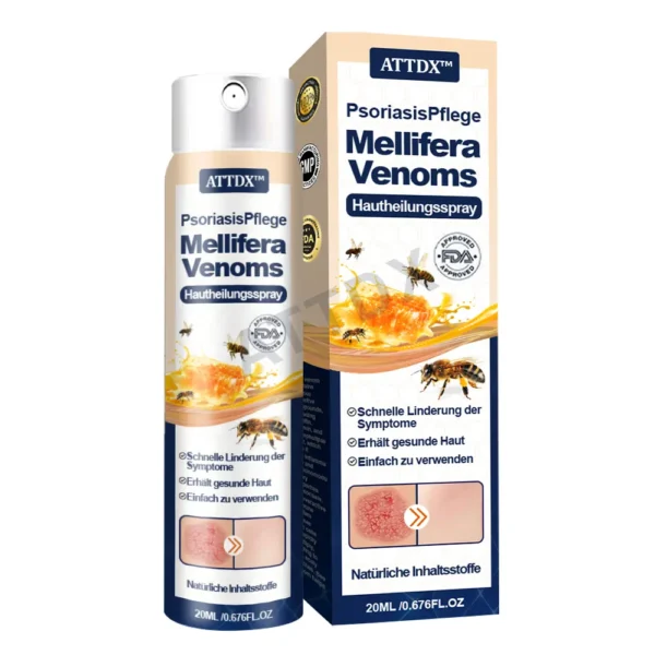 ATTDX™ PsoriasisPflege Mellifera Venoms Hautheilungsspray