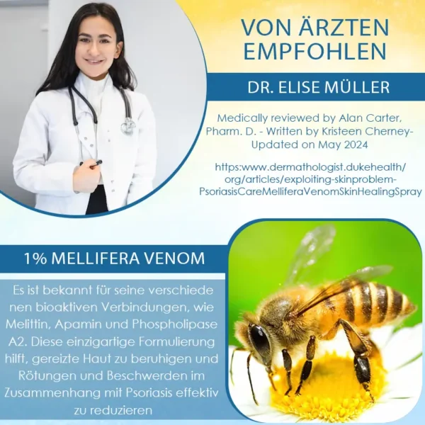 ATTDX™ PsoriasisPflege Mellifera Venoms Hautheilungsspray