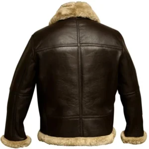 Aviator Bomber Jacket B3 Real Shearling Sheepskin Leather