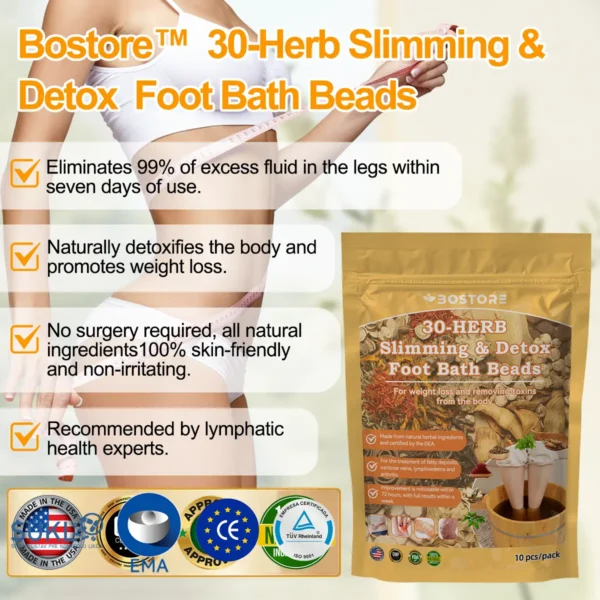 Bostore™30-Herb Slimming & Detox Foot Bath Beads