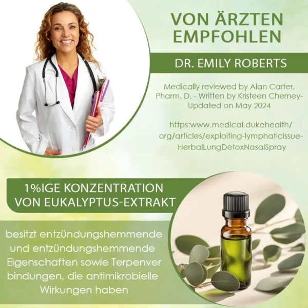 BreatheFree™ Kräuter LungenDetox Mundspray