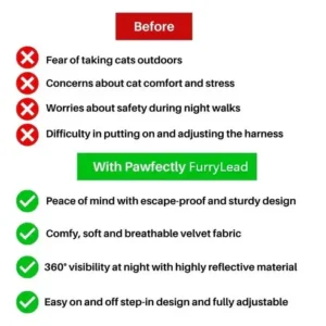 FurryLead™ Cat Harness And Leash Set