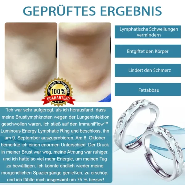 ImmuniFlow™ Luminöse Energie Lymphatische Ring