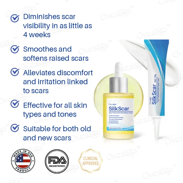 Oveallgo™ SilkScar Scar Treatment & Skin Repair Serum