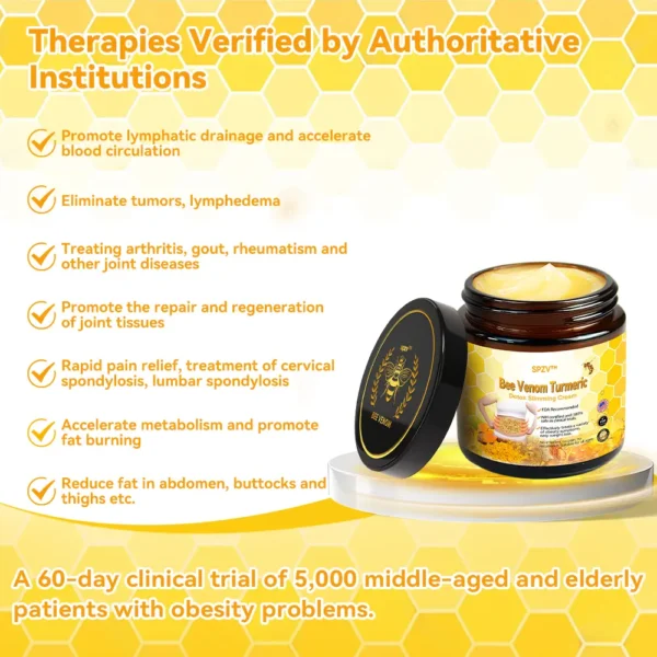 SPZV™ Bee Venom Turmeric Detox Slimming Cream