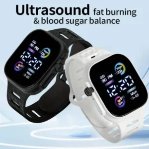 DiSyan™ Ultrasonic fat burning and infrared glucose monitoring watch