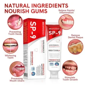 Super Probiotic-9 Toothpaste with 9 Probiotics oalance Oral microbiota strength