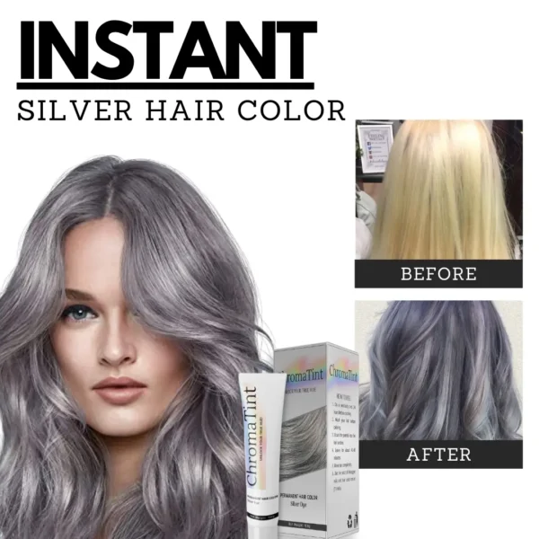 ChromaTint™ Permanent Silver Hair Dye - Image 2