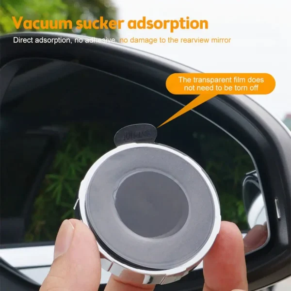 Suction Cup Car Convex Blind Spot Mirror (1 Set / 2 Pcs) - Image 8