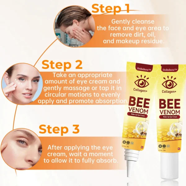 Dobshow™ Collagen+ Bee Venom Daily Wake Up Eye Cream - Image 8