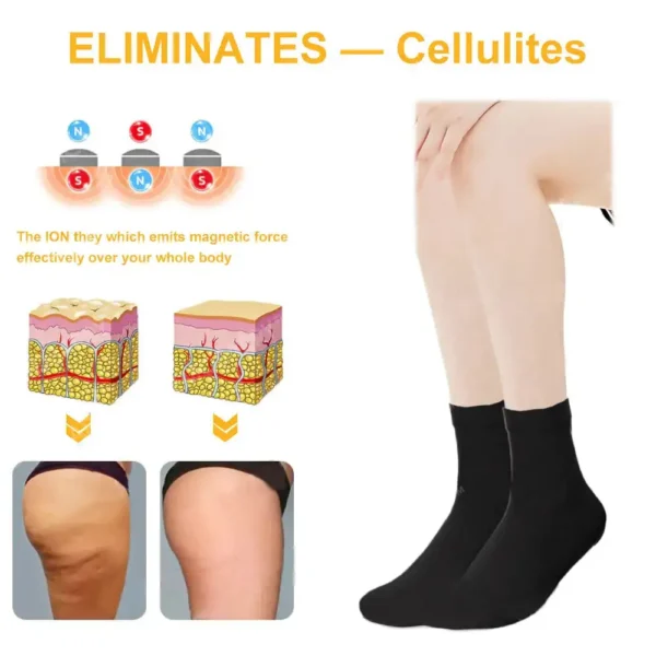 NESLEMY® VitaluxeTourmaline Magnetic Compression Therapy Socks - Image 5