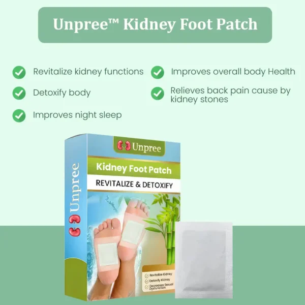 Unpree™ Herbal Kidney Foot Patch - Detox & Revitalize Naturally - Image 2